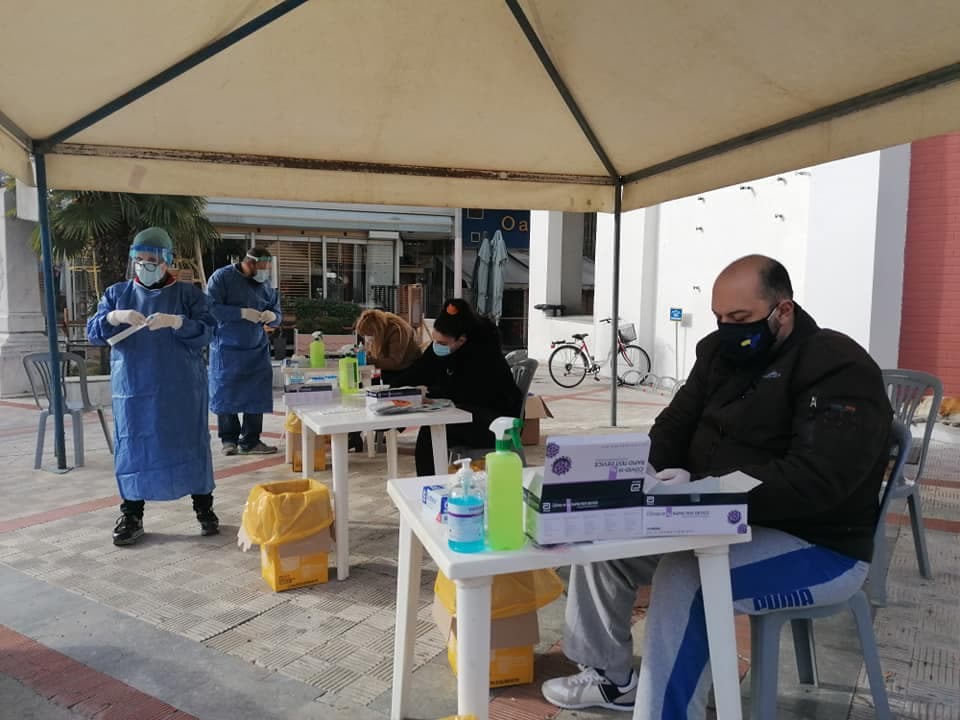 Κορδελιό - Εύοσμος: 266 rapid tests για την ανίχνευση μεταλλαγμένου στελέχους