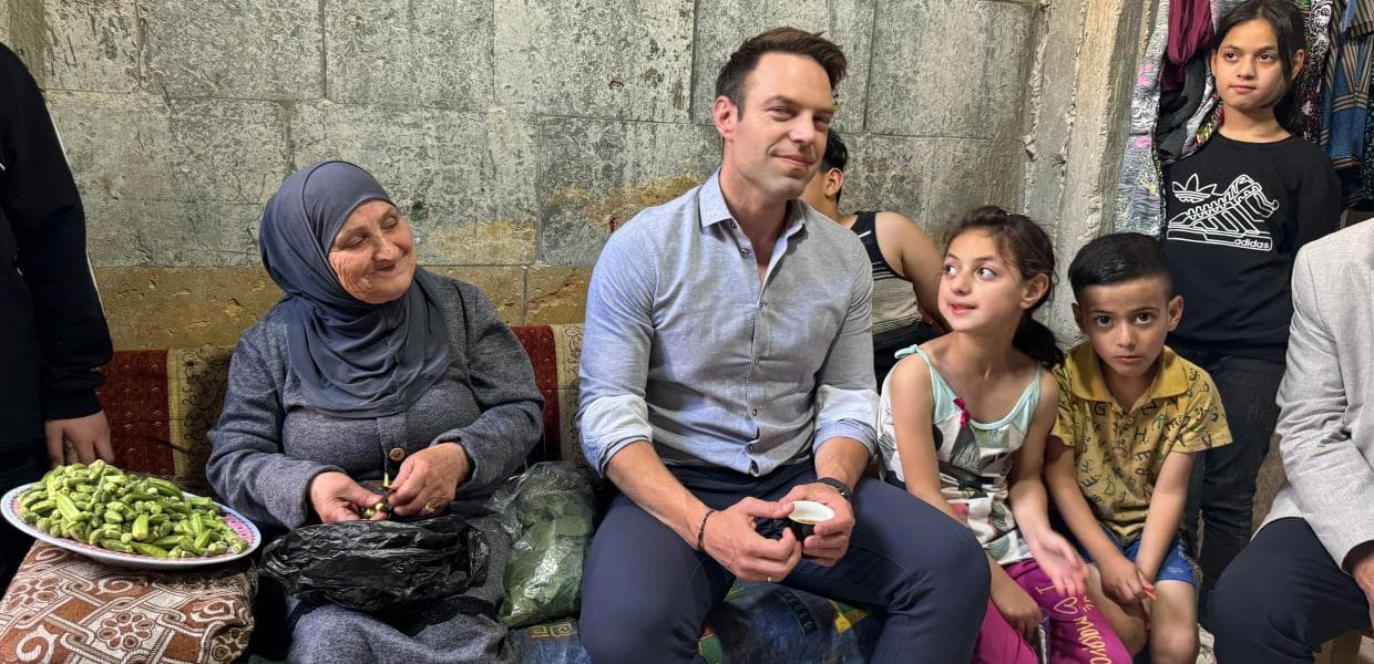 Στέφανος Κασσελάκης - Παλαιστίνη / Σε προσφυγικό καταυλισμό στη Βηθλεέμ - Δείτε φωτογραφίες