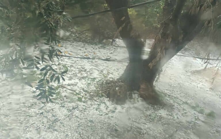 Σφοδρή χαλαζόπτωση στην Αιτωλοακαρνανία: Εικόνες και βίντεο από το Αγρίνιο