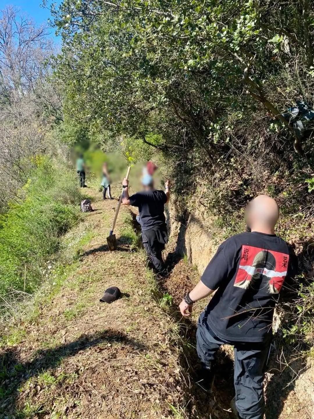 Ρουβίκωνας εθελοντές αποκατάσταση αρδευτικό δίκτυο Σταγιάτες