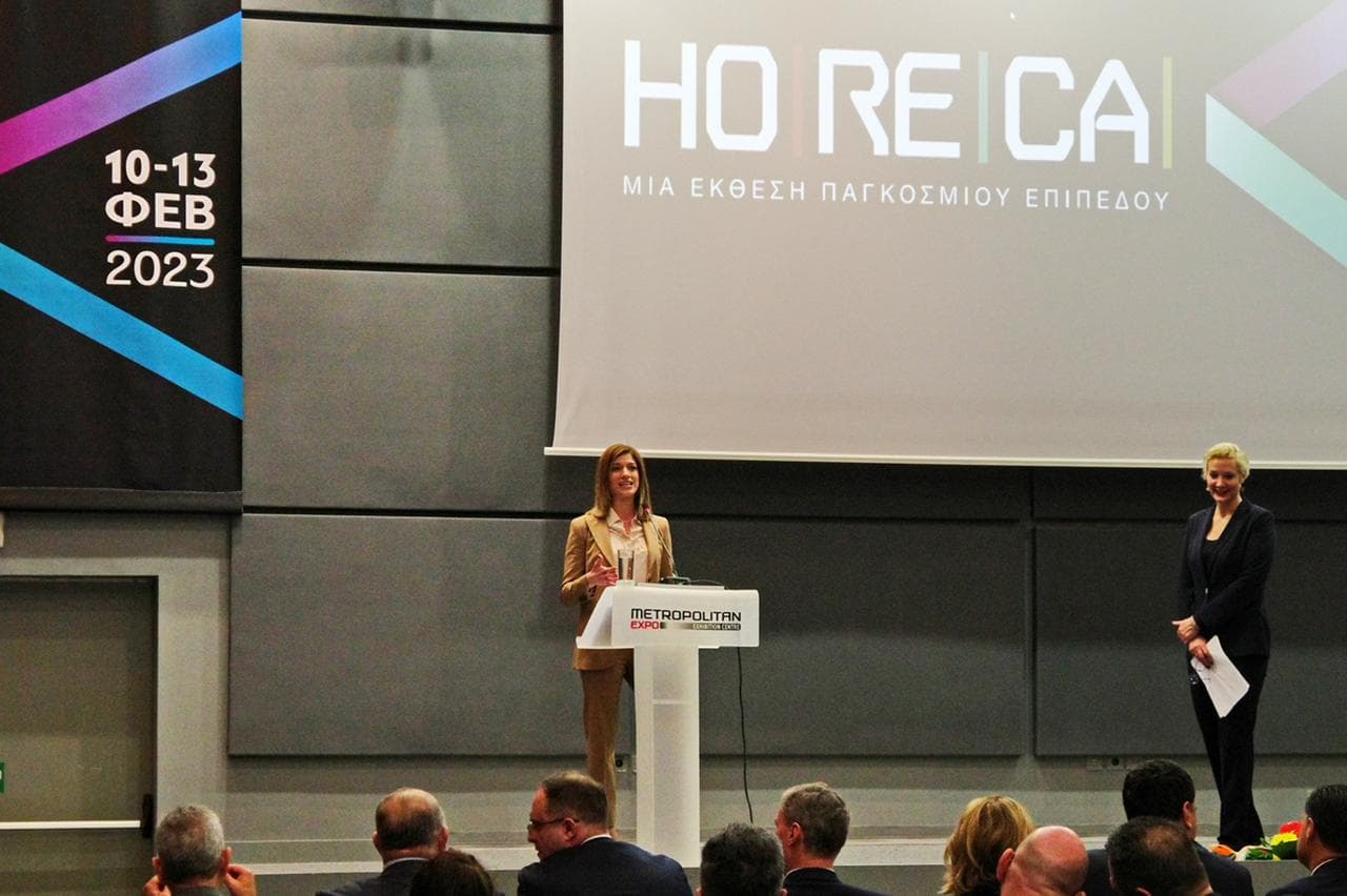 Κ. Νοτοπούλου στα εγκαίνια της HORECA “Να εργαστούμε για μια νέα πρόταση τουρισμου αξίας”