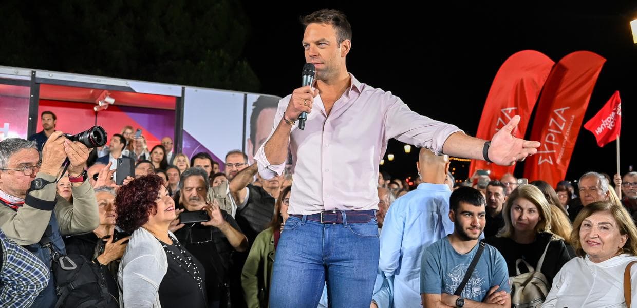 Στέφανος Κασσελάκης - Θεσσαλονίκη / Ο Μητσοτάκης να ζητήσει συγγνώμη από Τσίπρα - Κοτζιά που έκαναν το πατριωτικό τους καθήκον