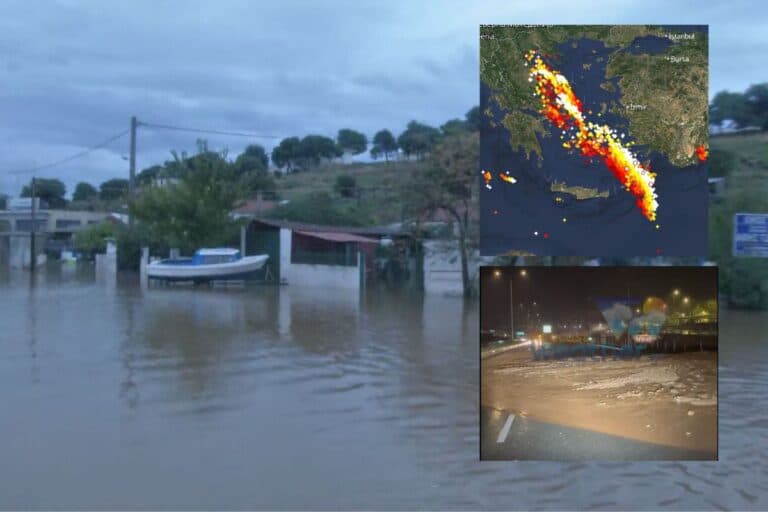 Σοβαρά προβλήματα από την κακοκαιρία Byron στη Δυτική Αττική