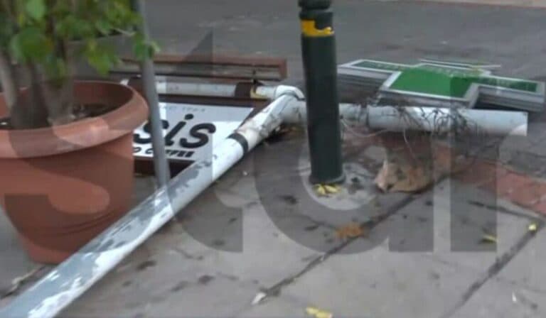 Σοβαρός τραυματισμός μαθήτριας στα Πατήσια από πτώση πινακίδας