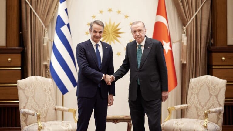 Συνάντηση Μητσοτάκη - Ερντογάν στην Άγκυρα