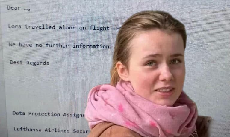 Εξαφάνιση Λόρας: Δώδεκα λέξεις, ένα σημαντικό στοιχείο από την Lufthansa