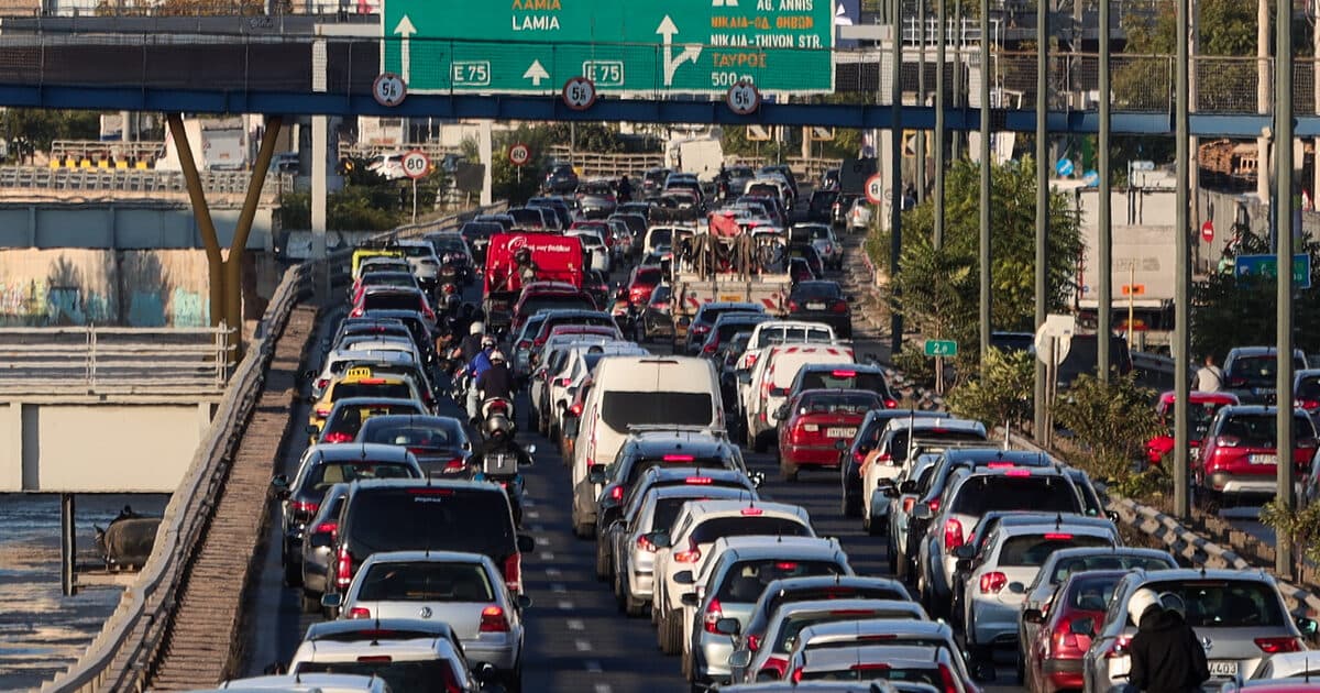 Φωτιά φορτηγό Λεωφόρου Κηφισού Αχαρνών
