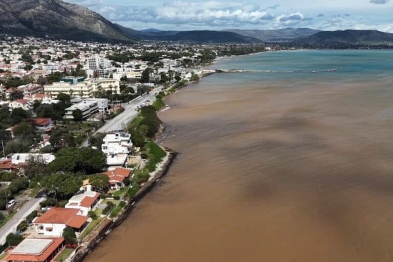 Κακοκαιρία Erminio: Ορμητικοί χείμαρροι «χρωμάτισαν» τον Ευβοϊκό – Πρωτοφανείς εικόνες