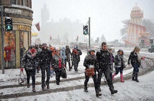 Edinburgh snow