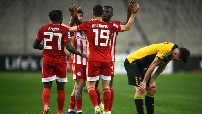 SUPERLEAGUE 2020-2021 / PLAY OFF / ÁÅÊ - ÏÓÖÐ (ÖÙÔÏÃÑÁÖÉÁ: ÍÅÊÔÁÑÉÁ ÌÐÁËÙÌÁÔÉÍÇ / EUROKINISSI)