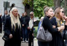 Συγκίνηση στην κηδεία του Γιώργου Νιάρχου