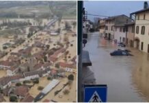 Υπερχείλισε χείμαρρος στην Ιταλία: Στις στέγες οι κάτοικοι – Δύο αγνοούμενοι, συγκλονιστικά βίντεο