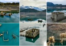 Στερεύει η Λίμνη Μόρνου: Νέες αποκαρδιωτικές εικόνες από drone