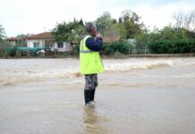 Κακοκαιρία Byron: Πλημμυρισμένοι δρόμοι και διακοπές κυκλοφορίας σε Πιερία, Χαλκιδική και Ημαθία