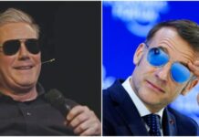 Ο Στάρμερ τρολάρει τον Μακρόν με γυαλιά aviator