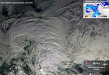 Εικόνες «Αποκάλυψης» από το διάστημα: Ο χιονοκυκλώνας που θα σκεπάσει τη Μόσχα