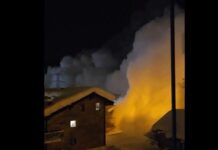 Σύννεφο χιονιού «εξαφανίζει» χωριό στις ελβετικές Άλπεις