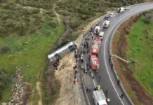 Φρικτό τροχαίο στην Τουρκία με 9 νεκρούς: Λεωφορείο ανατράπηκε σε αυτοκινητόδρομο